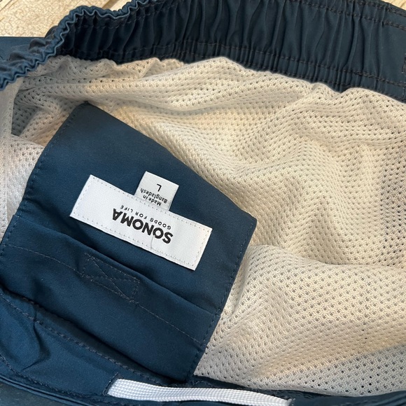 NWT Sonoma Blue and Teal Swim Shorts - Picture 5 of 9